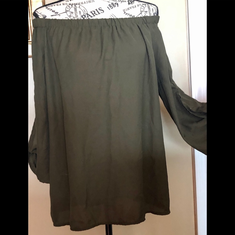 Cute olive blouse
